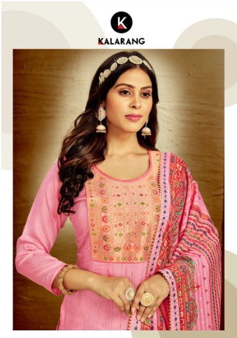 kalarang chameli muslin elegant salwar suit catalog