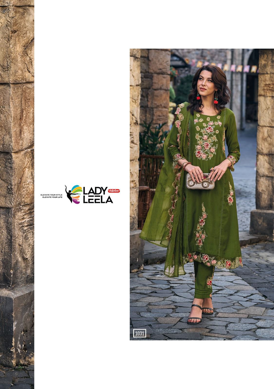 lady leela shiddat viscose regal look kurti pant with dupatta catalog