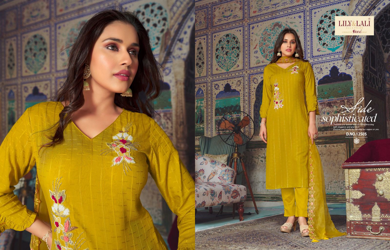 lily and lali metro fusion viscose new and modern look top bottom with dupatta catalog