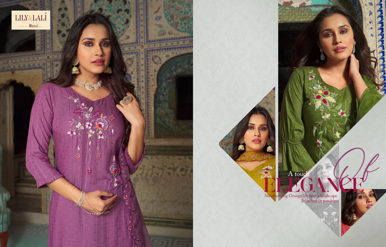 lily and lali metro fusion viscose new and modern look top bottom with dupatta catalog