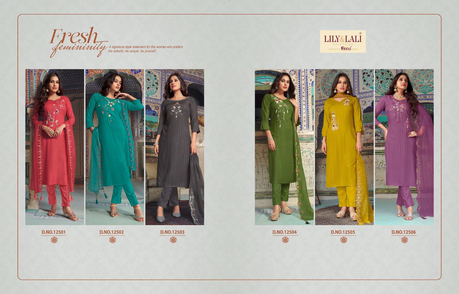 lily and lali metro fusion viscose new and modern look top bottom with dupatta catalog