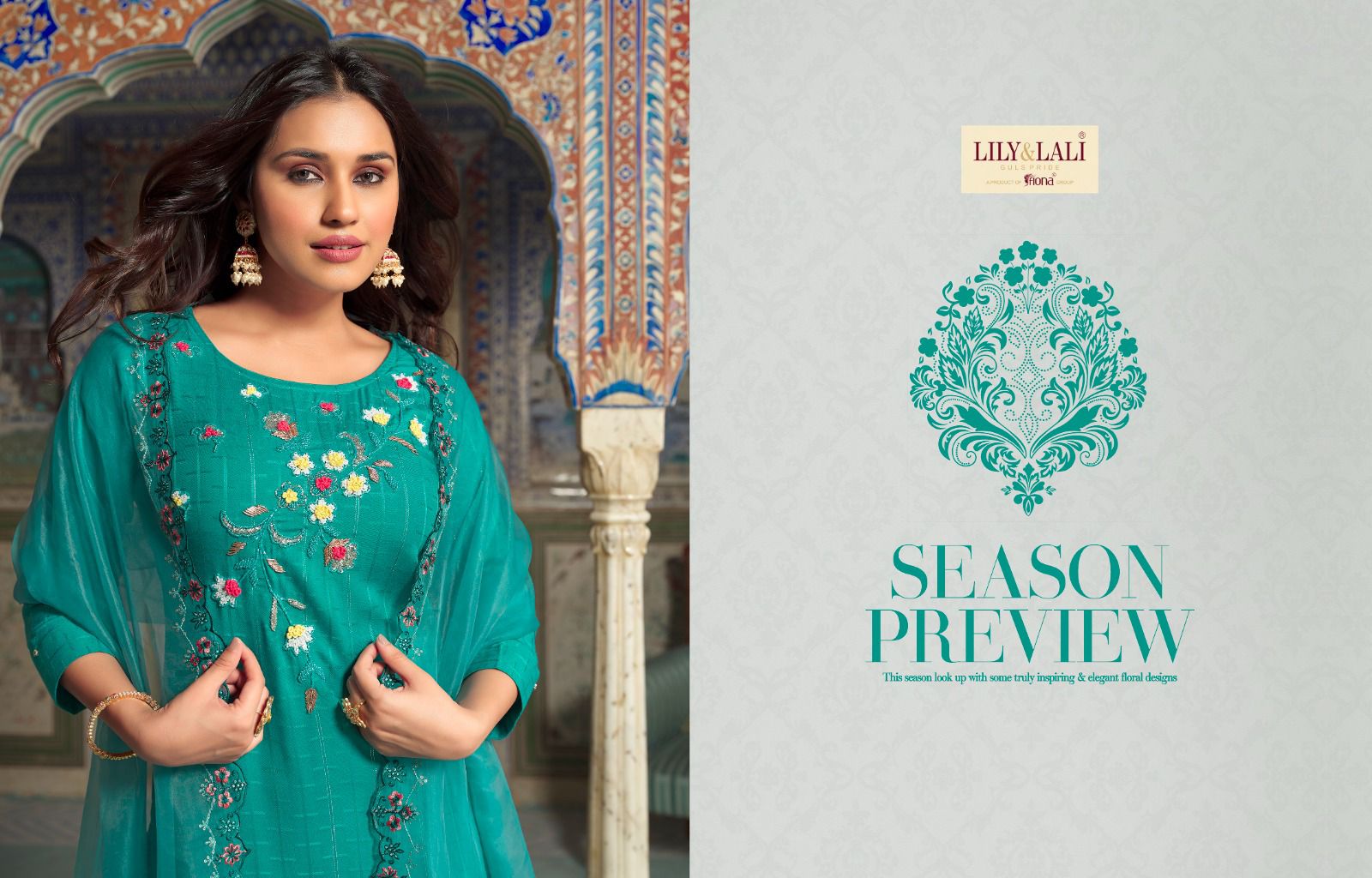 lily and lali metro fusion viscose new and modern look top bottom with dupatta catalog