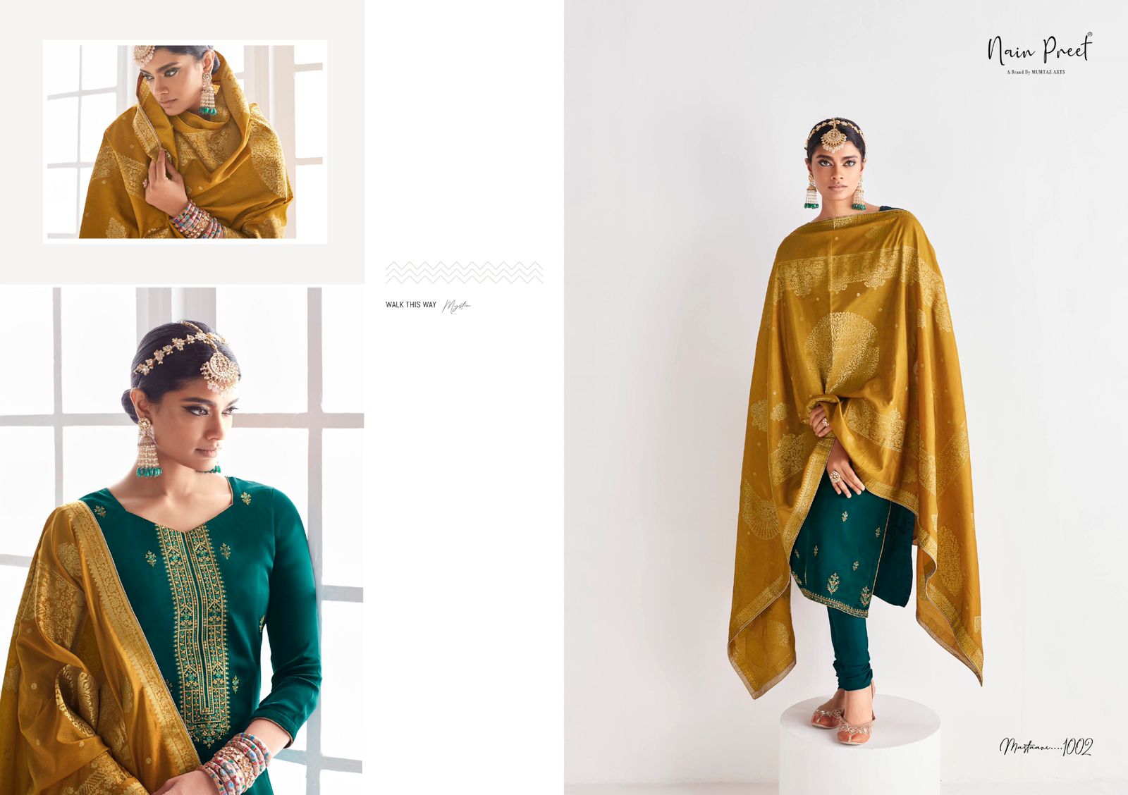 mumtaz art nainpreet mastani silk gracefull look salwar suit catalog