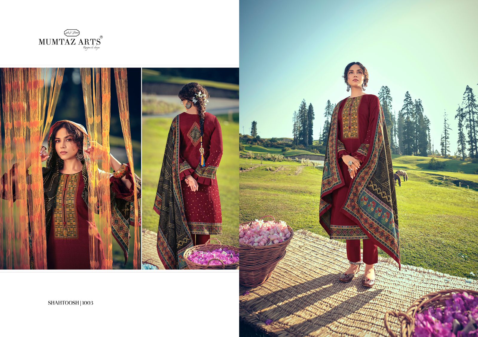 mumtaz art rango ki duniya shahtoosh lawn cotton exclusive digital print salwar suit catalog