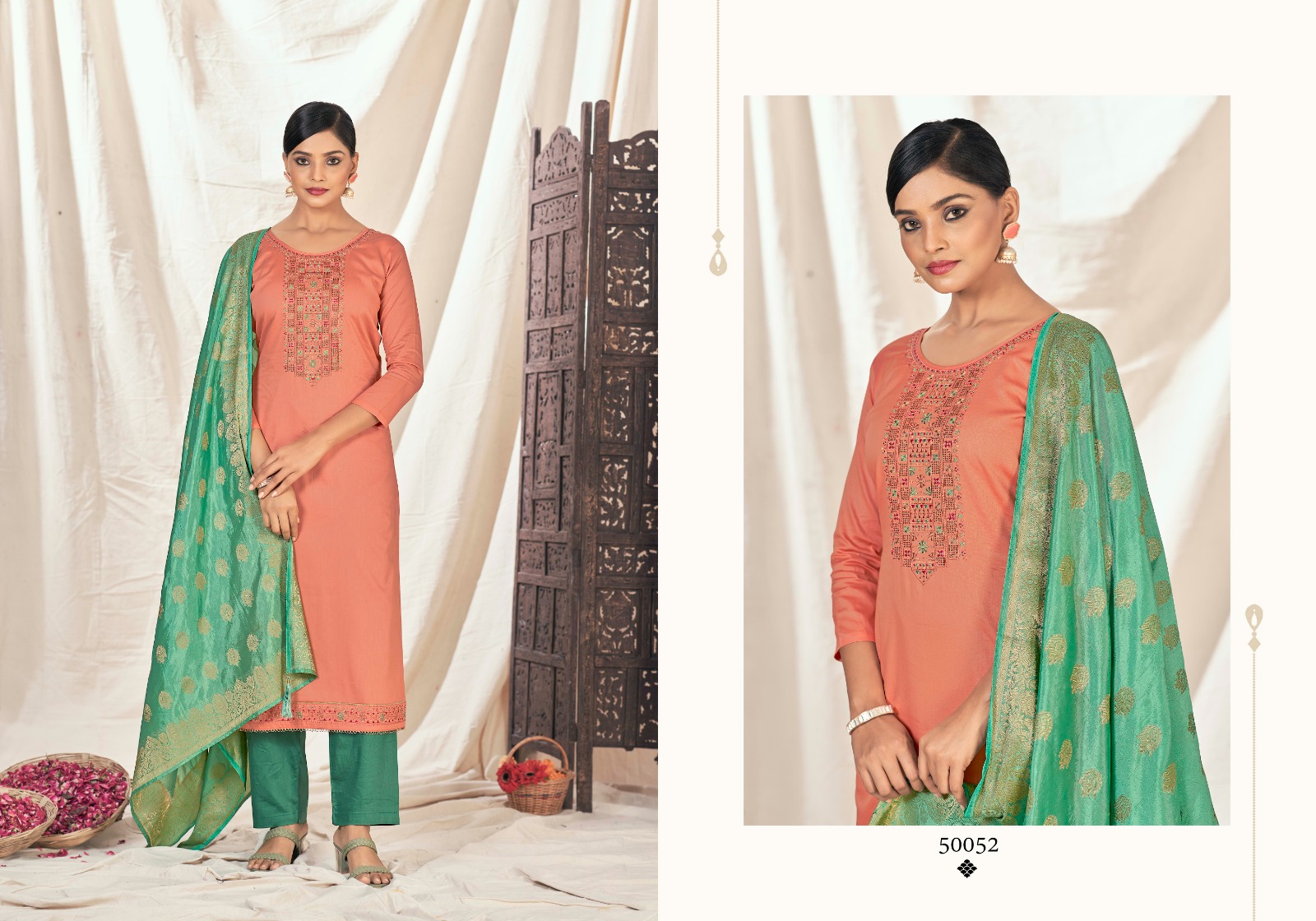 panch ratna asopalav vol 4 jam silk elegant salwar suit catalog