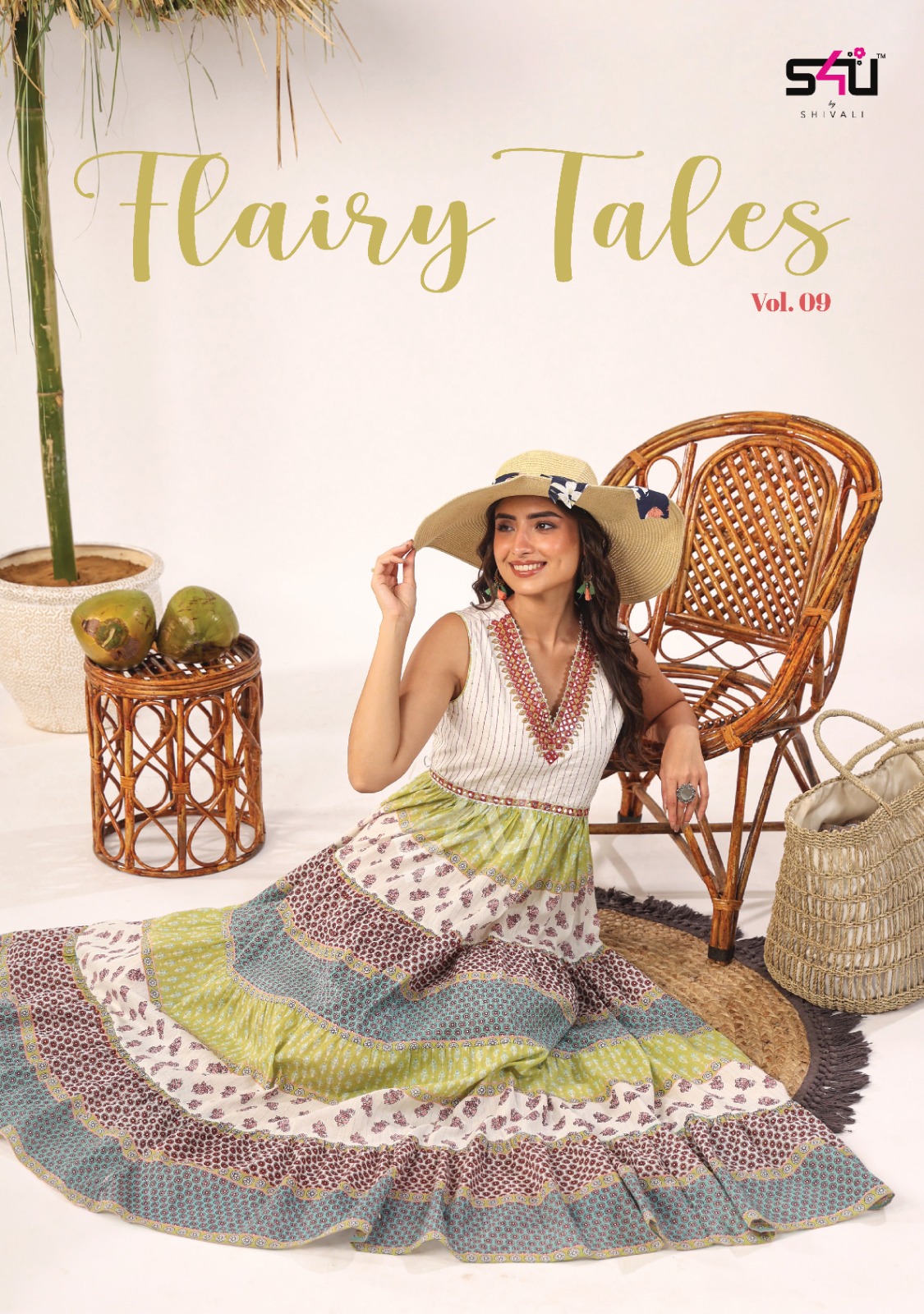 s4u flairy tales vol 09 cotton new and modern style kurti catalog