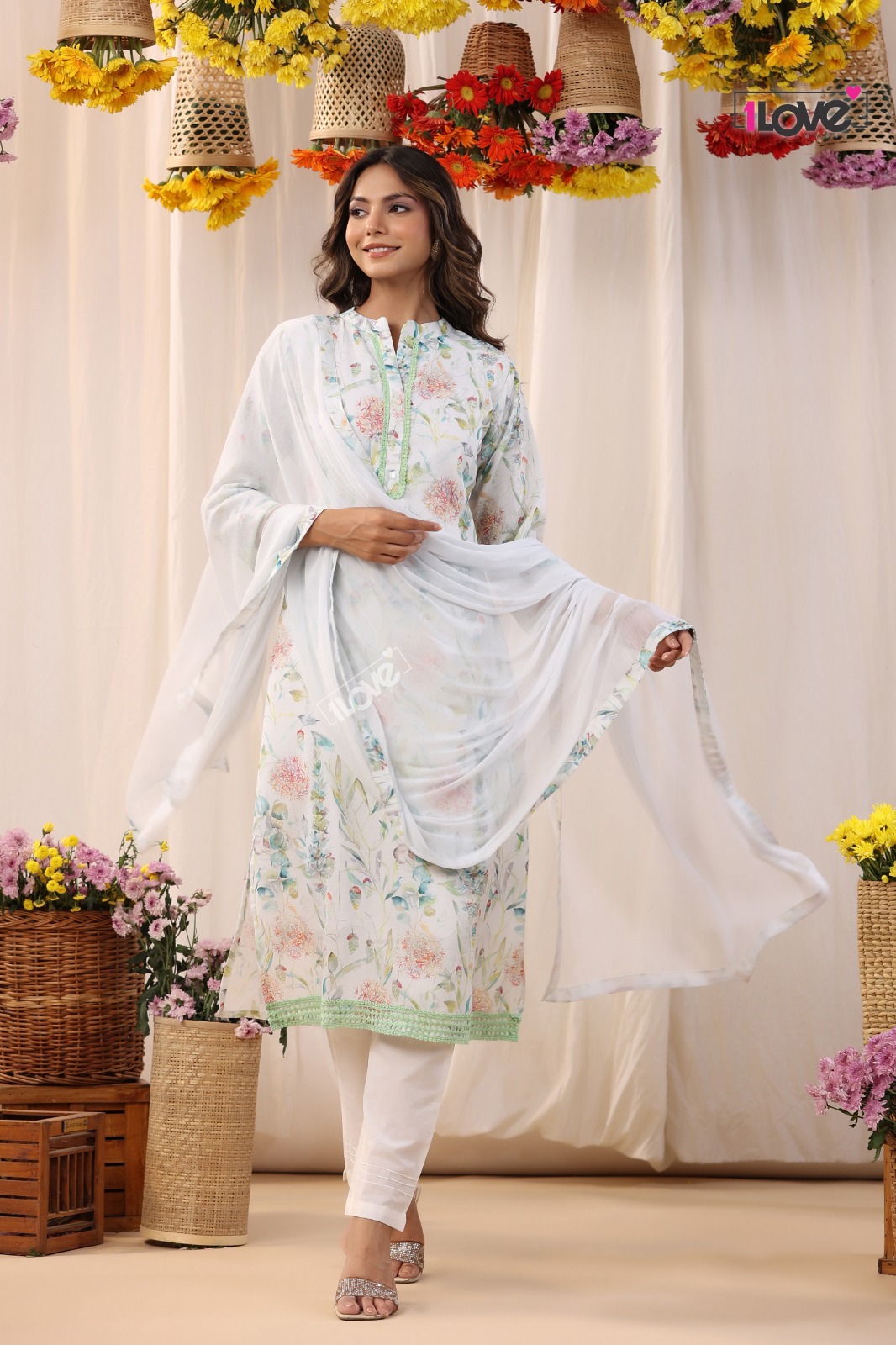 s4u khwaab vol 01 linen festive look kurti catalog