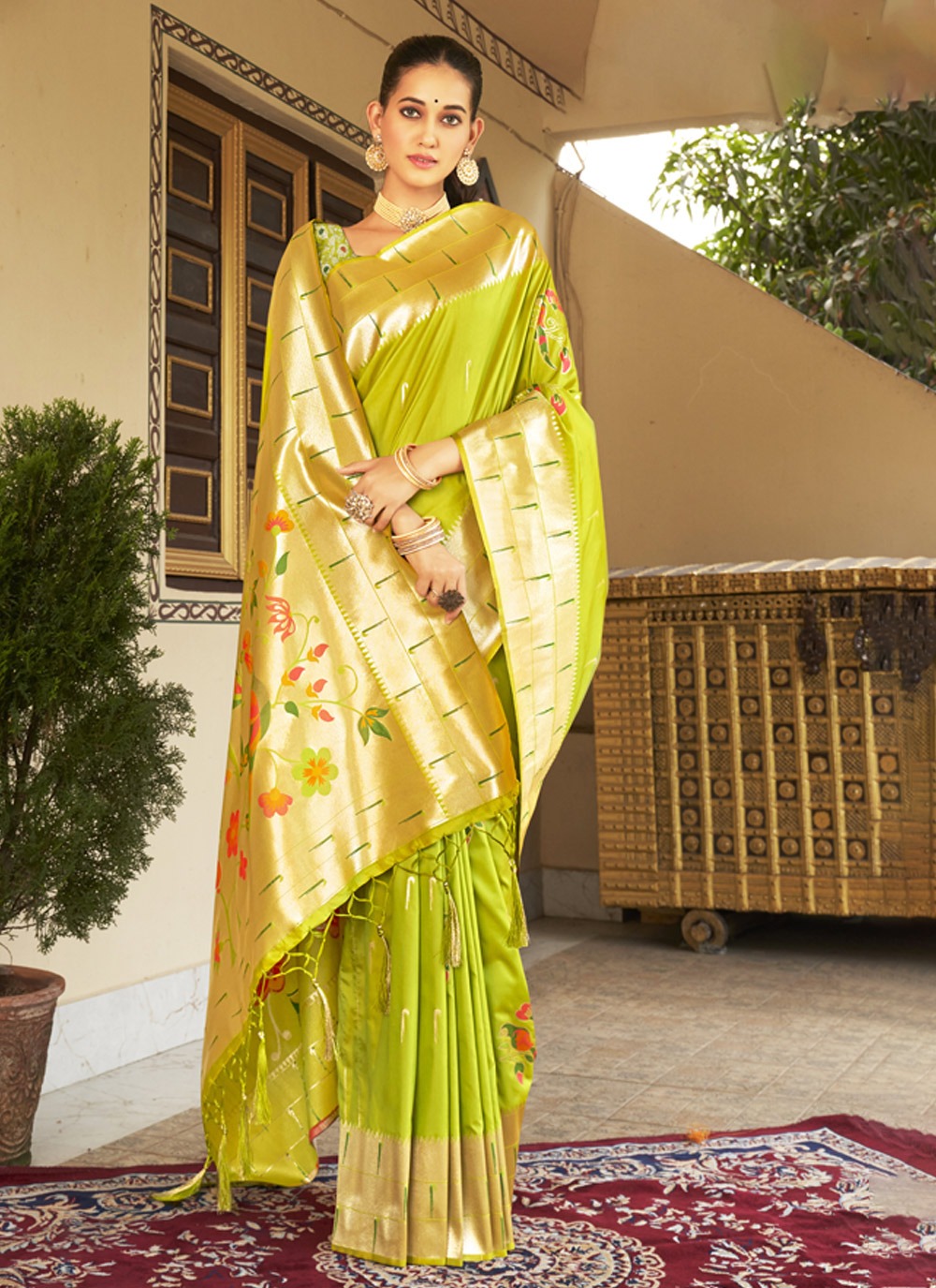 sangam print pushpa silk regal look saree catalog