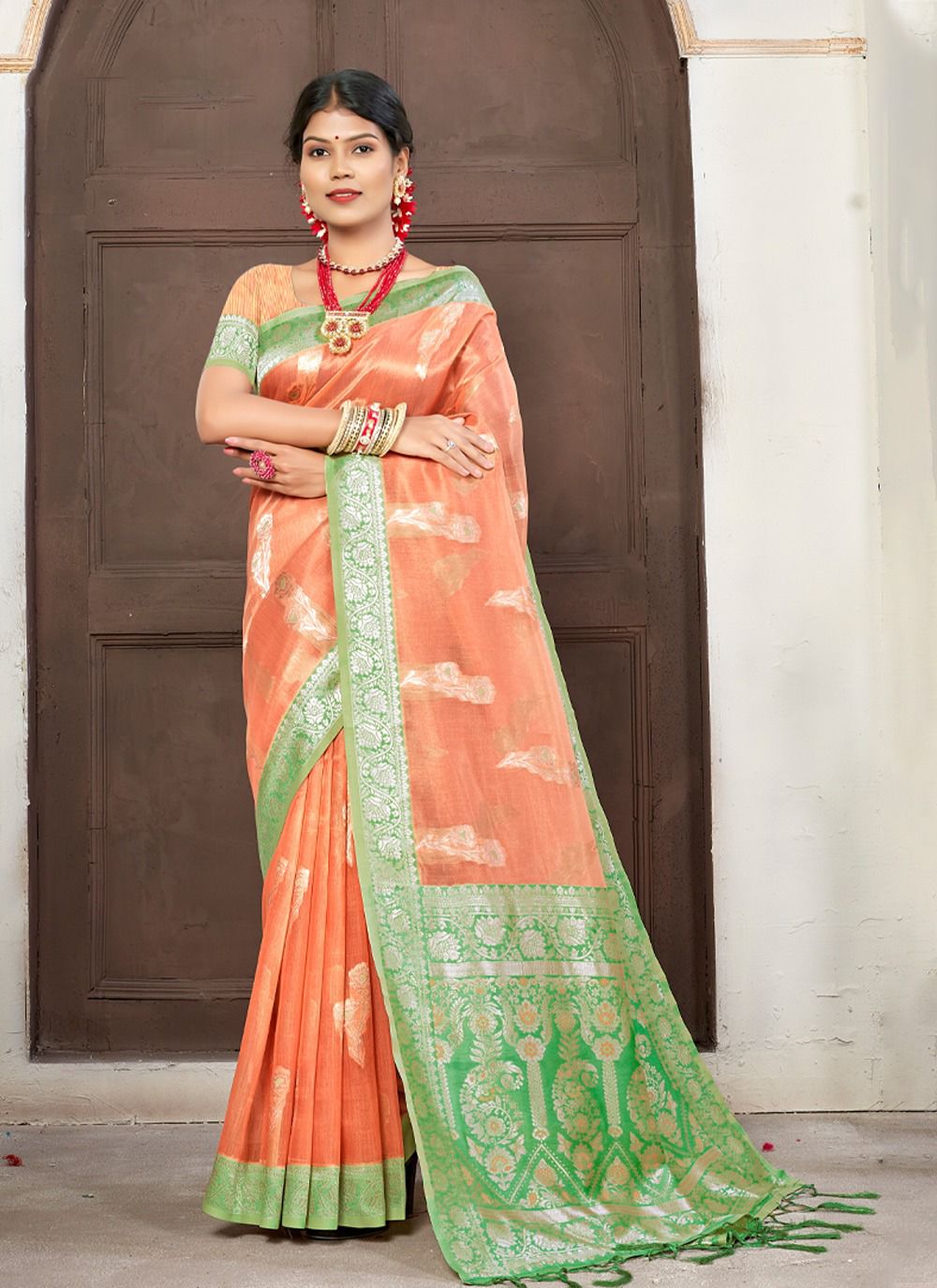 sangam print vibhor cotton catchy look saree catalog