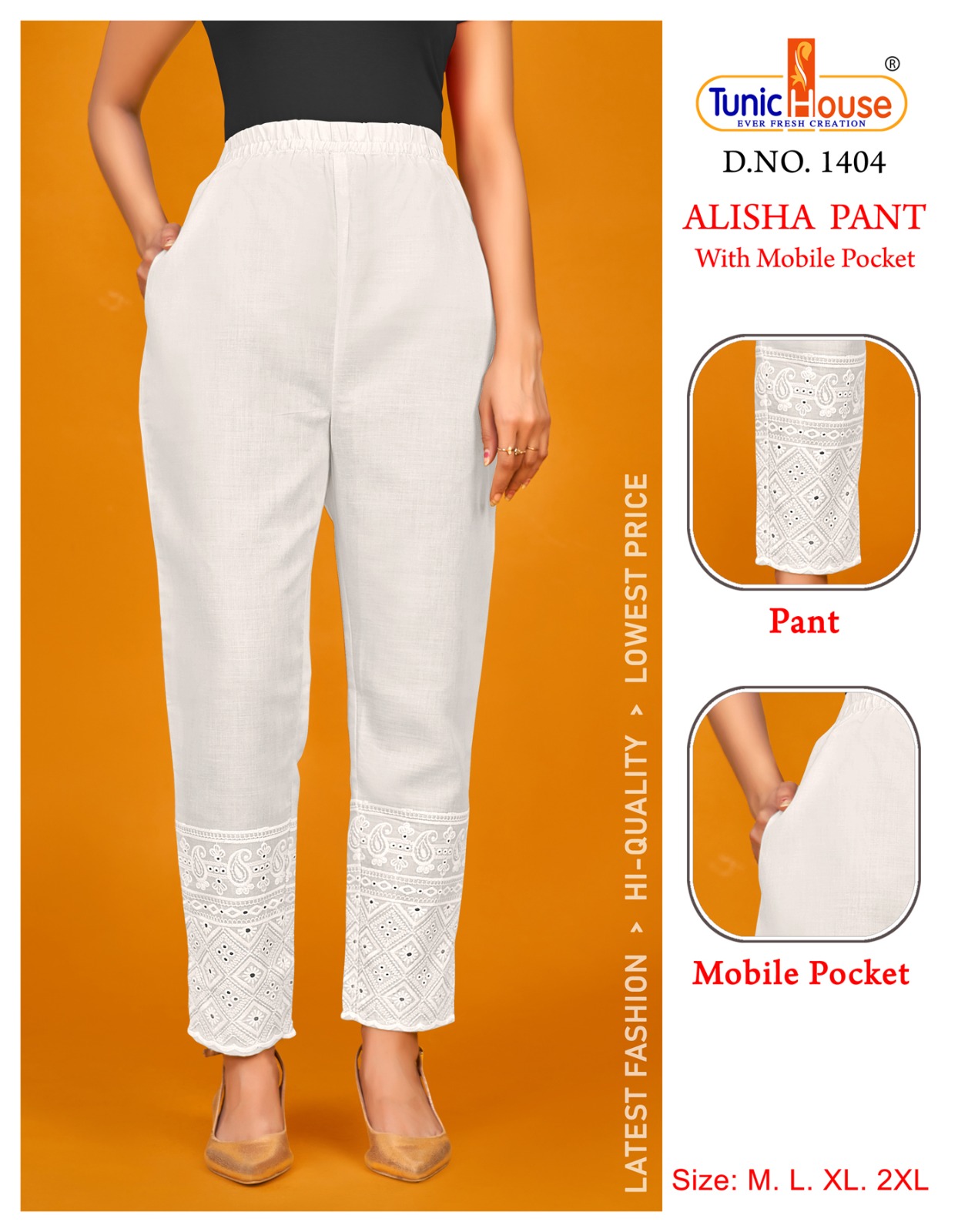 tunic house alisha cotton exclusive look pant catalog