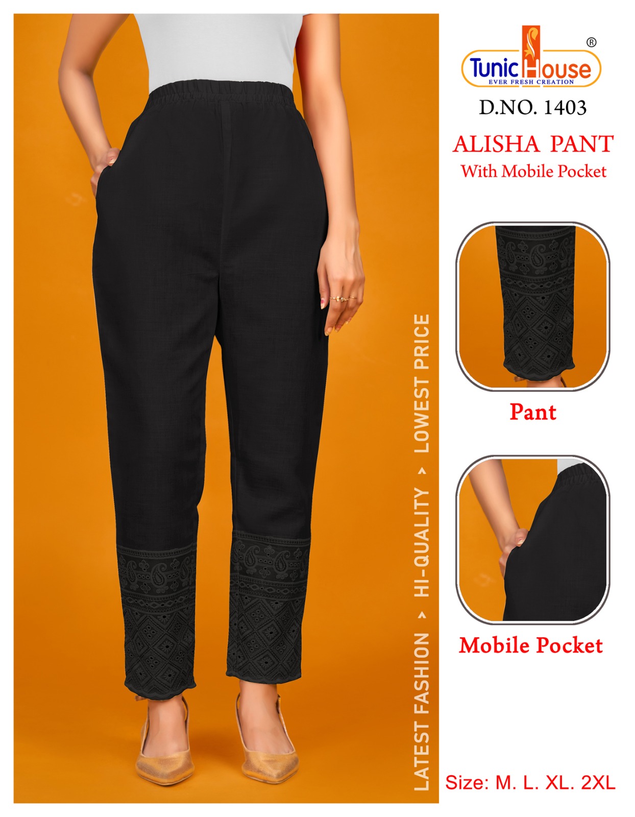 tunic house alisha cotton exclusive look pant catalog