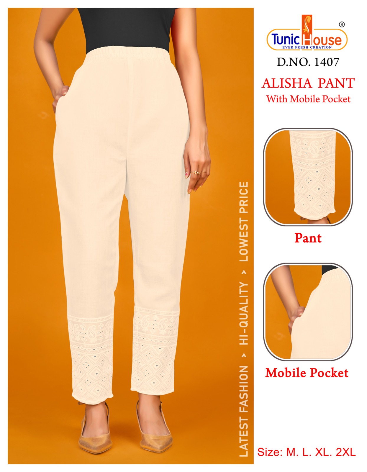 tunic house alisha cotton exclusive look pant catalog