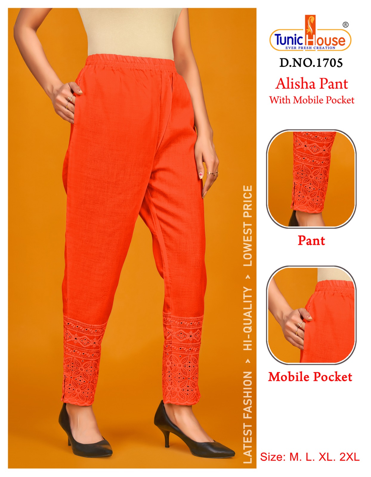 tunic house alisha cotton exclusive look pant catalog