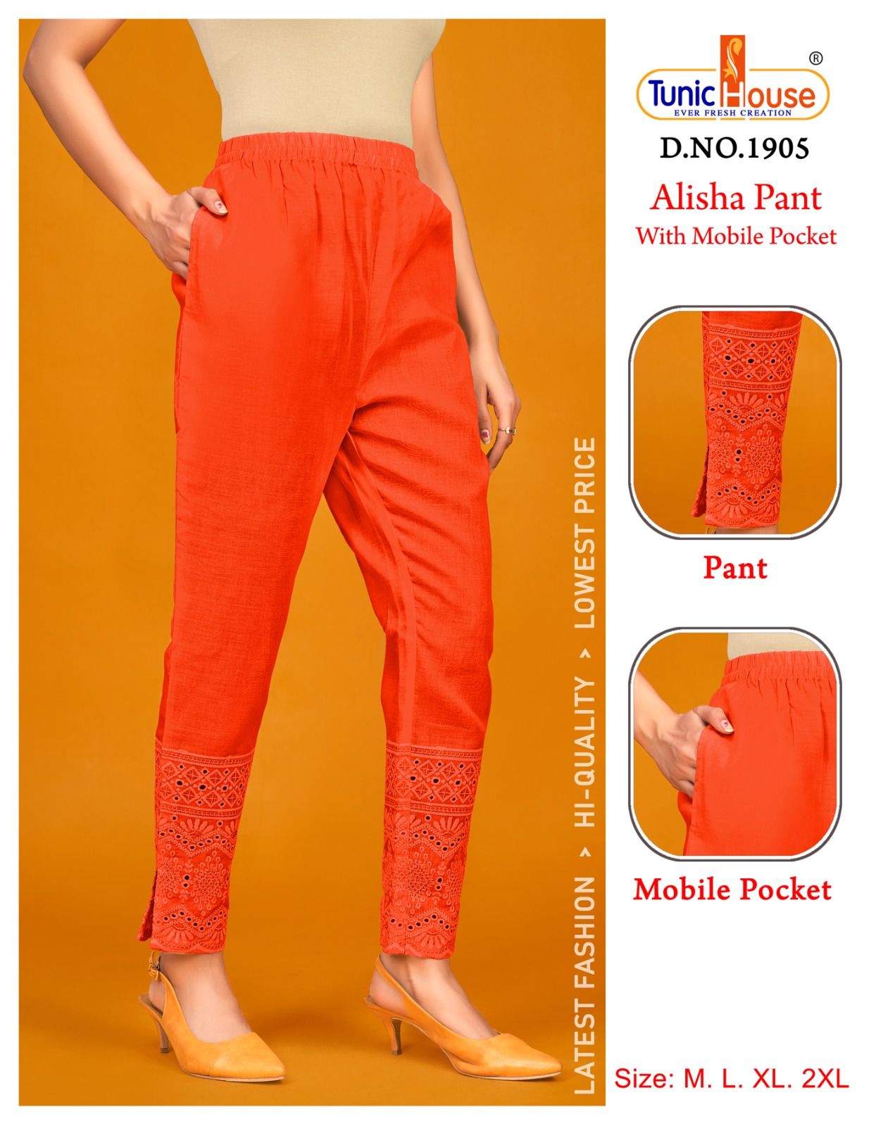 tunic house alisha cotton exclusive look pant catalog