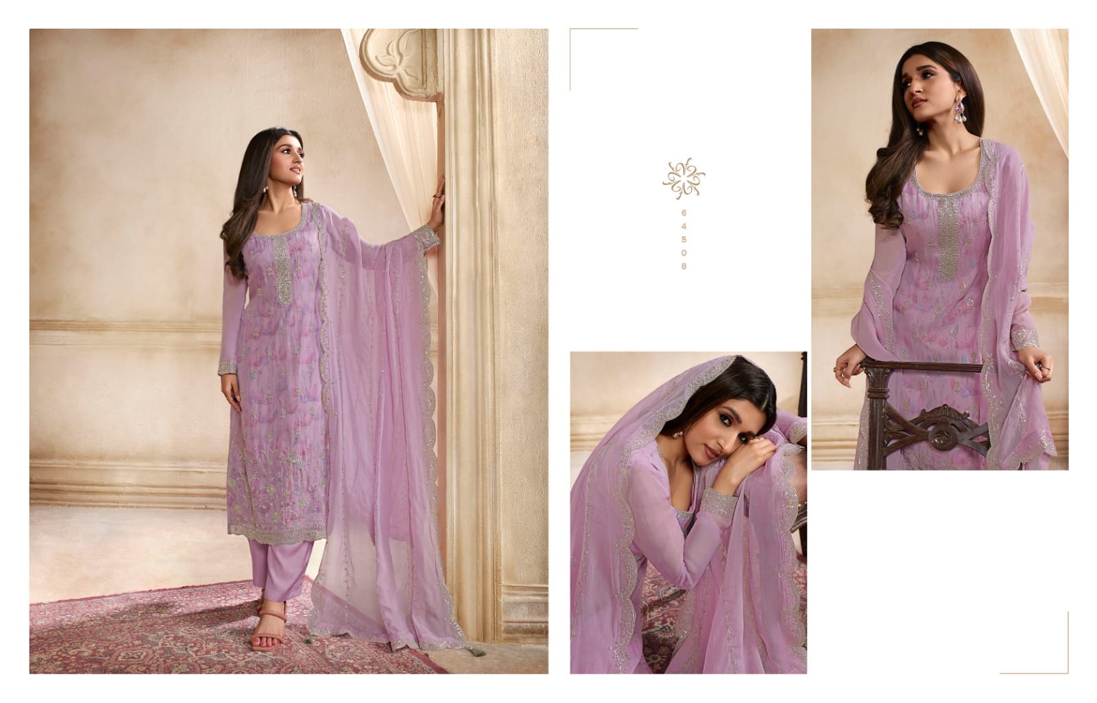 vinay fashion kaseesh pearl organza innovative look salwar suit catalog