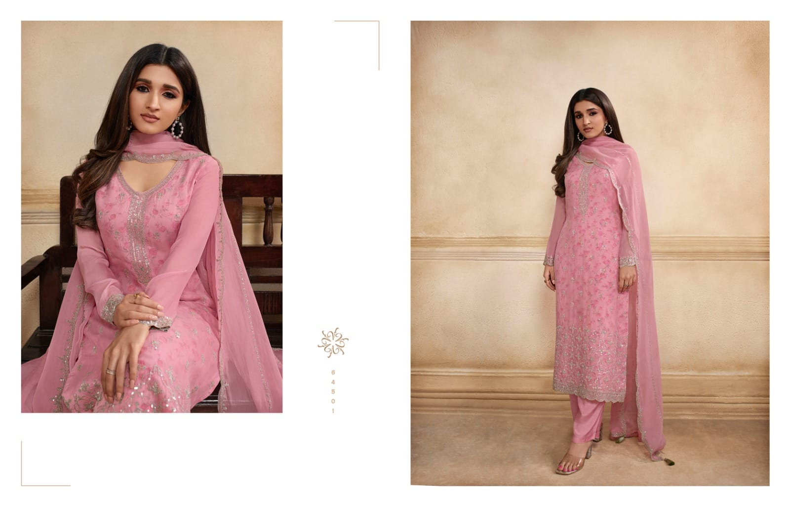 vinay fashion kaseesh pearl organza innovative look salwar suit catalog