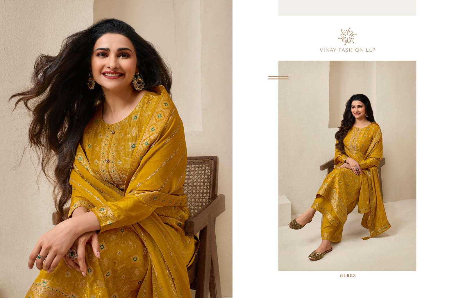 vinay fashion kuleesh sana 3 dola regal look salwar suit catalog