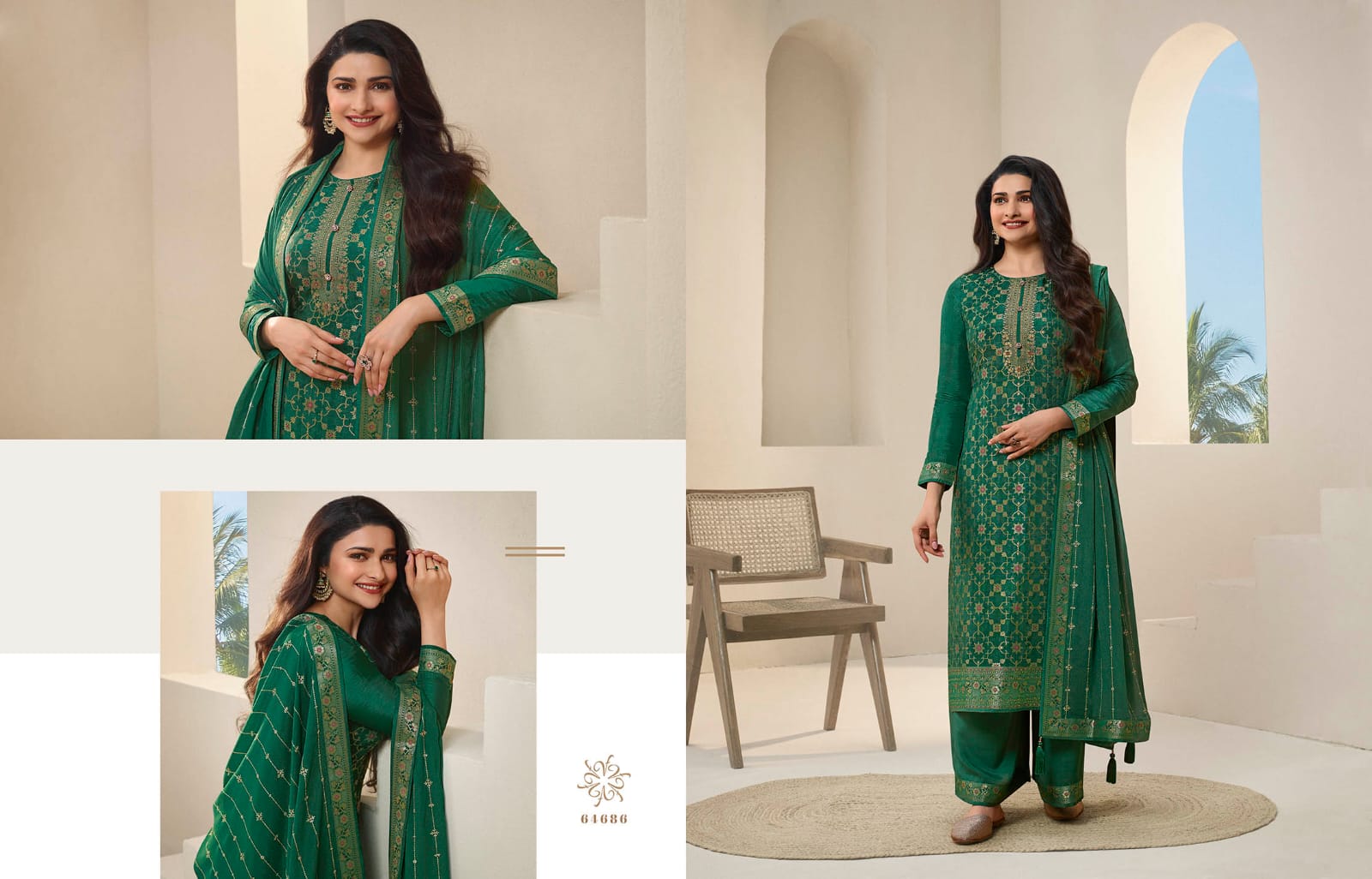 vinay fashion kuleesh sana 3 dola regal look salwar suit catalog