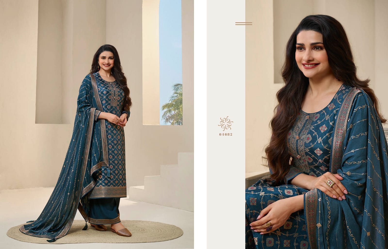 vinay fashion kuleesh sana 3 dola regal look salwar suit catalog