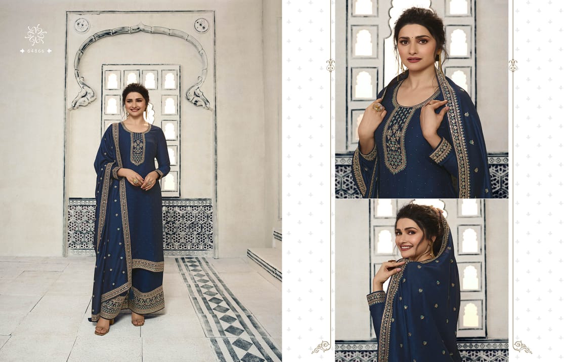 vinay fashion kuleesh shaheen 6 georgett elegant look salwar suit catalog