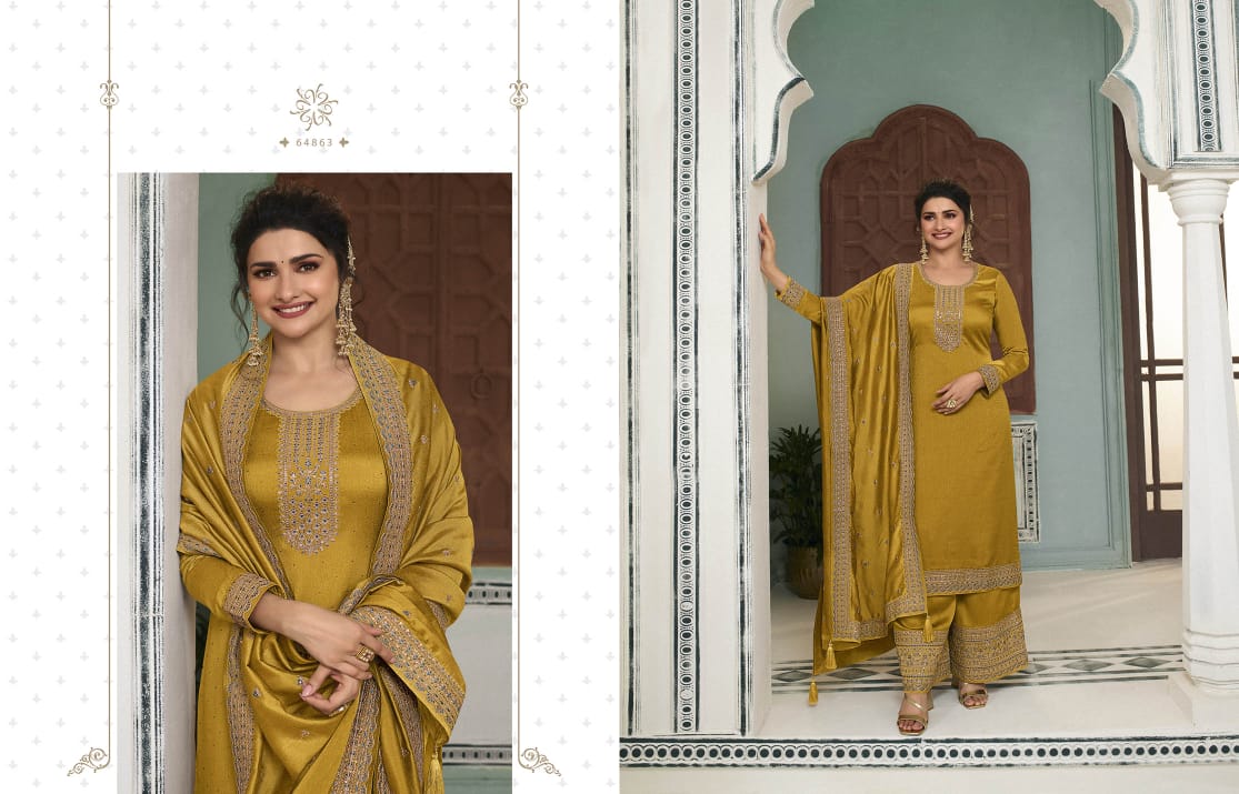 vinay fashion kuleesh shaheen 6 georgett elegant look salwar suit catalog