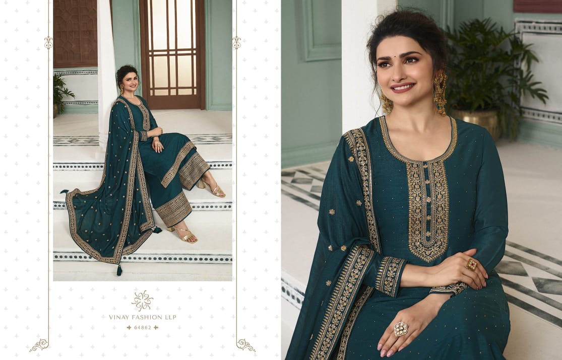 vinay fashion kuleesh shaheen 6 georgett elegant look salwar suit catalog