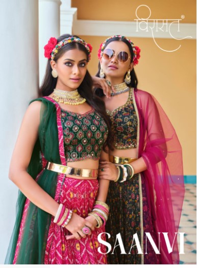 virasat saanvi chinnon goregeous look lehenga catalog