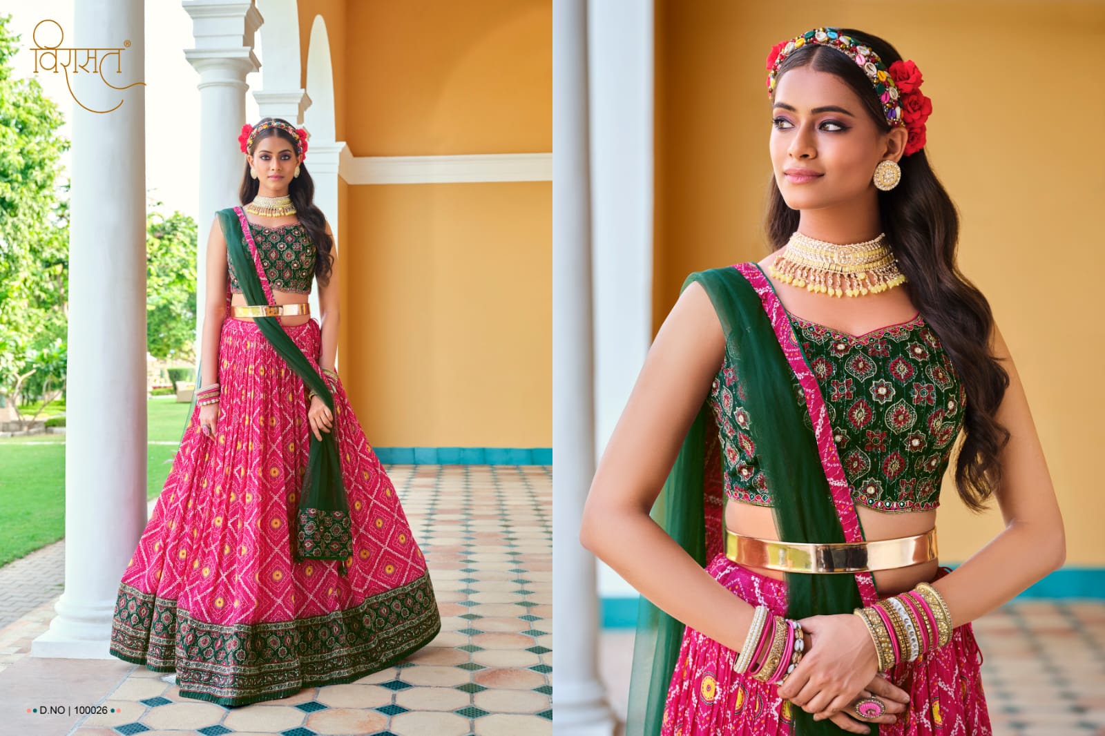 virasat saanvi chinnon goregeous look lehenga catalog