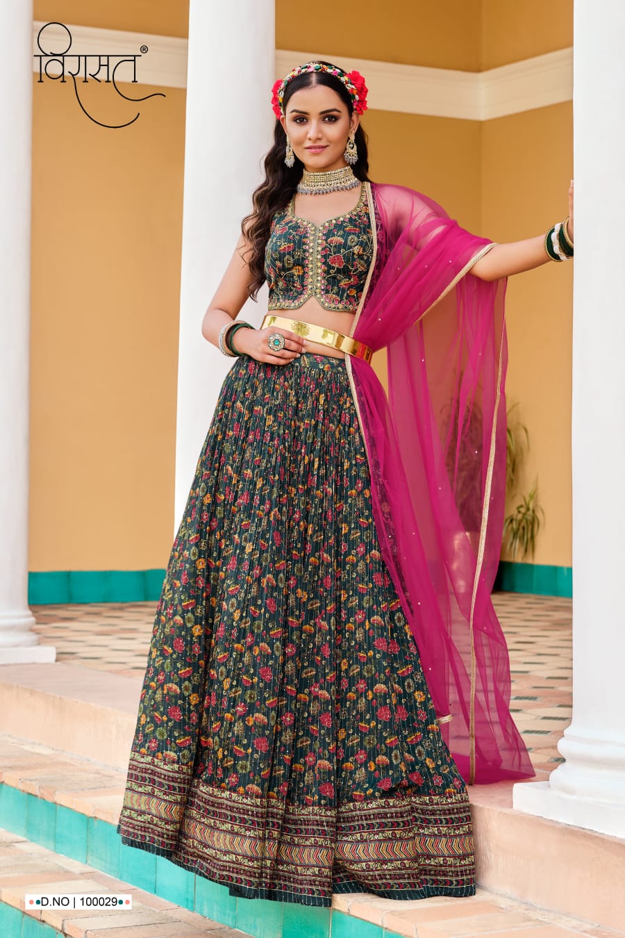 virasat saanvi chinnon goregeous look lehenga catalog