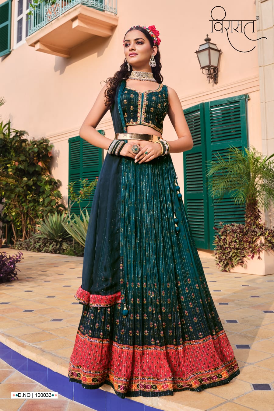 virasat saanvi chinnon goregeous look lehenga catalog