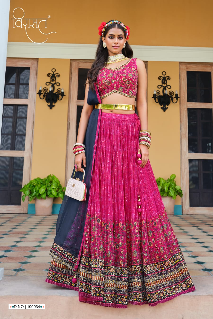 virasat saanvi chinnon goregeous look lehenga catalog