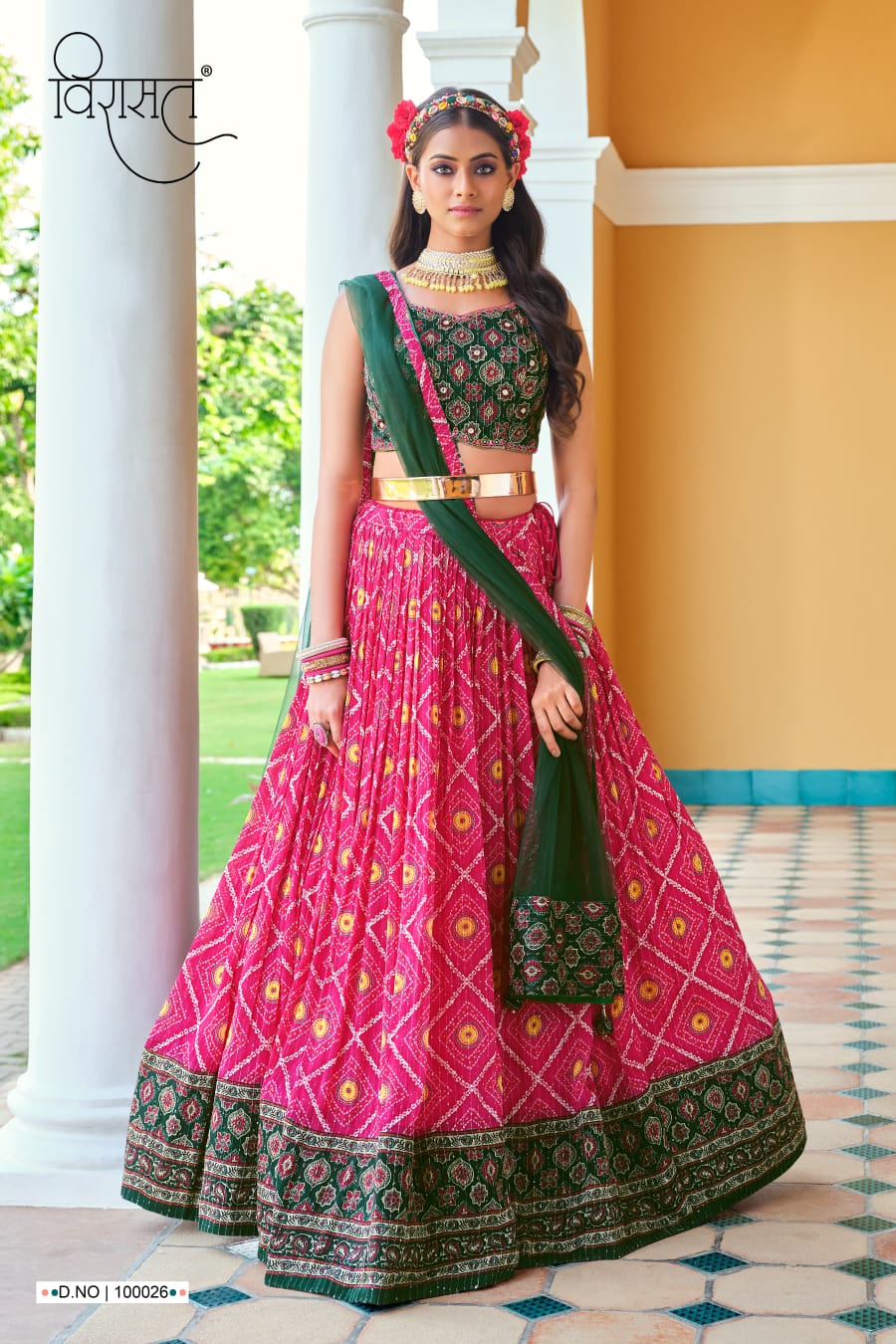 virasat saanvi chinnon goregeous look lehenga catalog