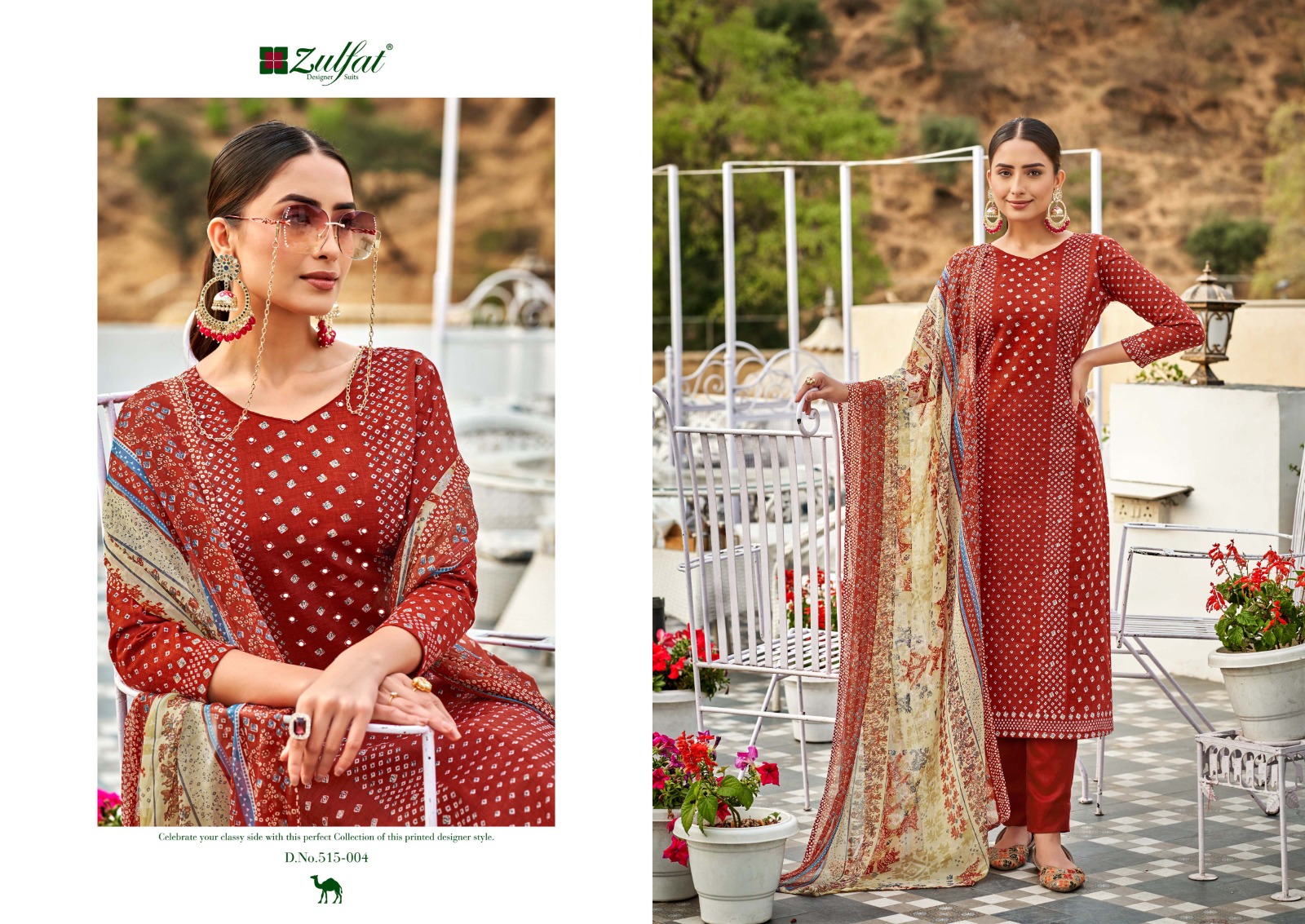 zulfat designer suits tamanna vol 4 cotton graceful look salwar suit catalog