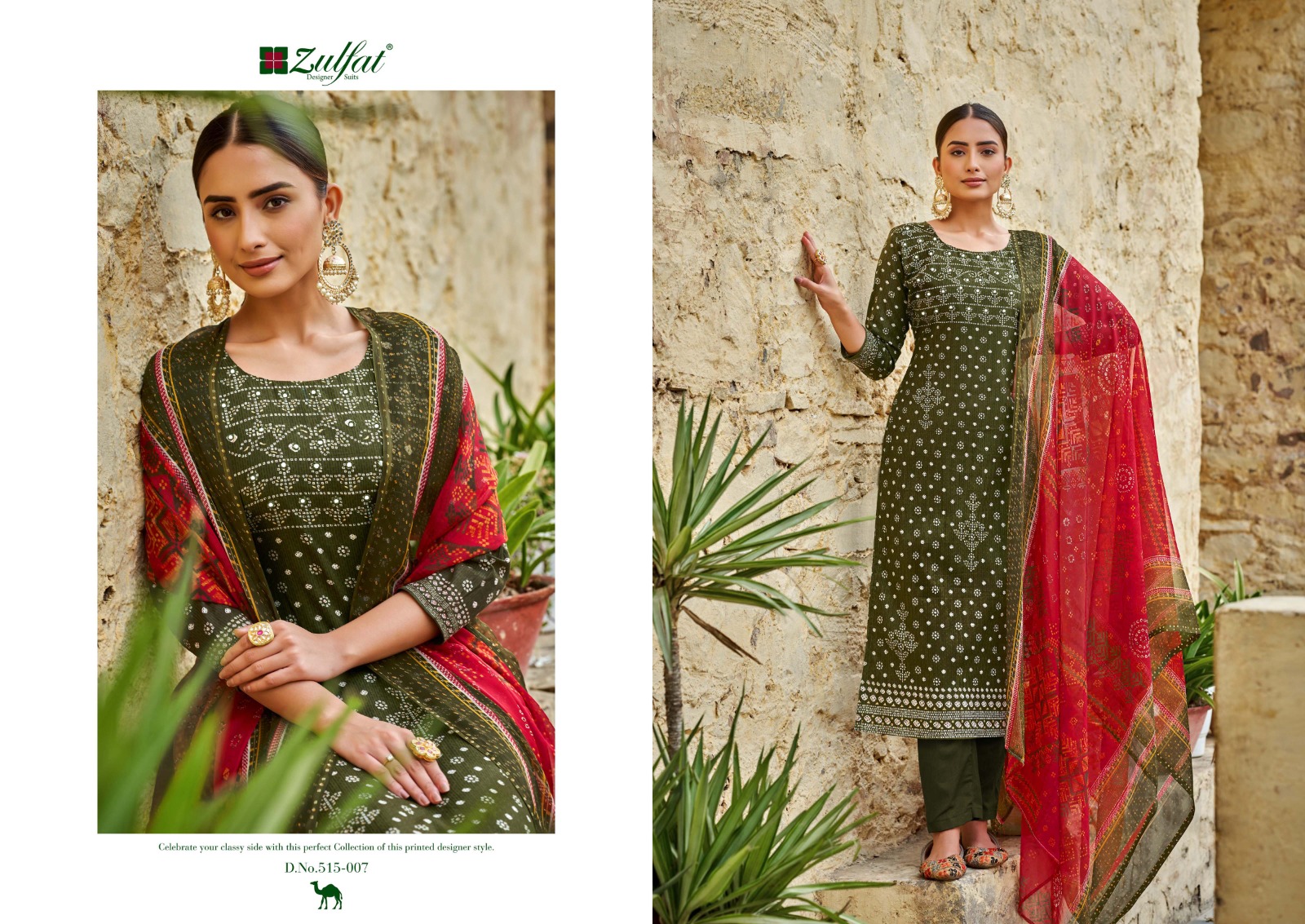 zulfat designer suits tamanna vol 4 cotton graceful look salwar suit catalog