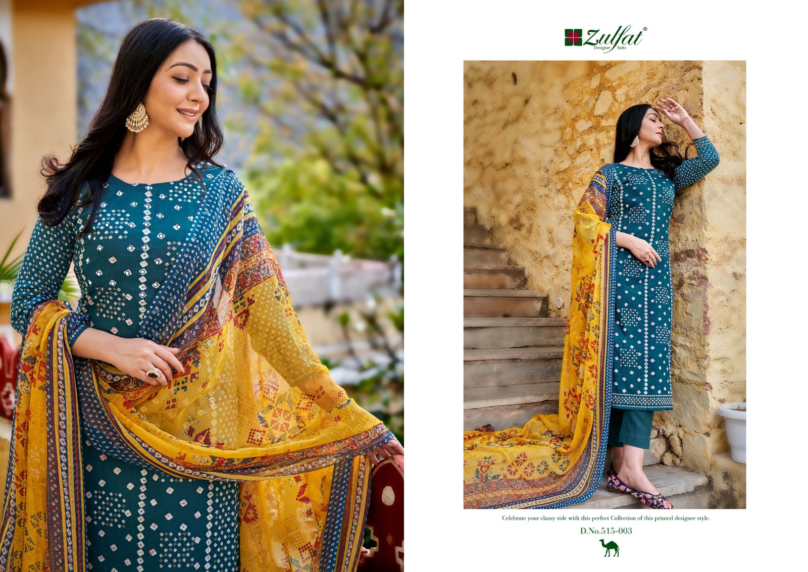 zulfat designer suits tamanna vol 4 cotton graceful look salwar suit catalog