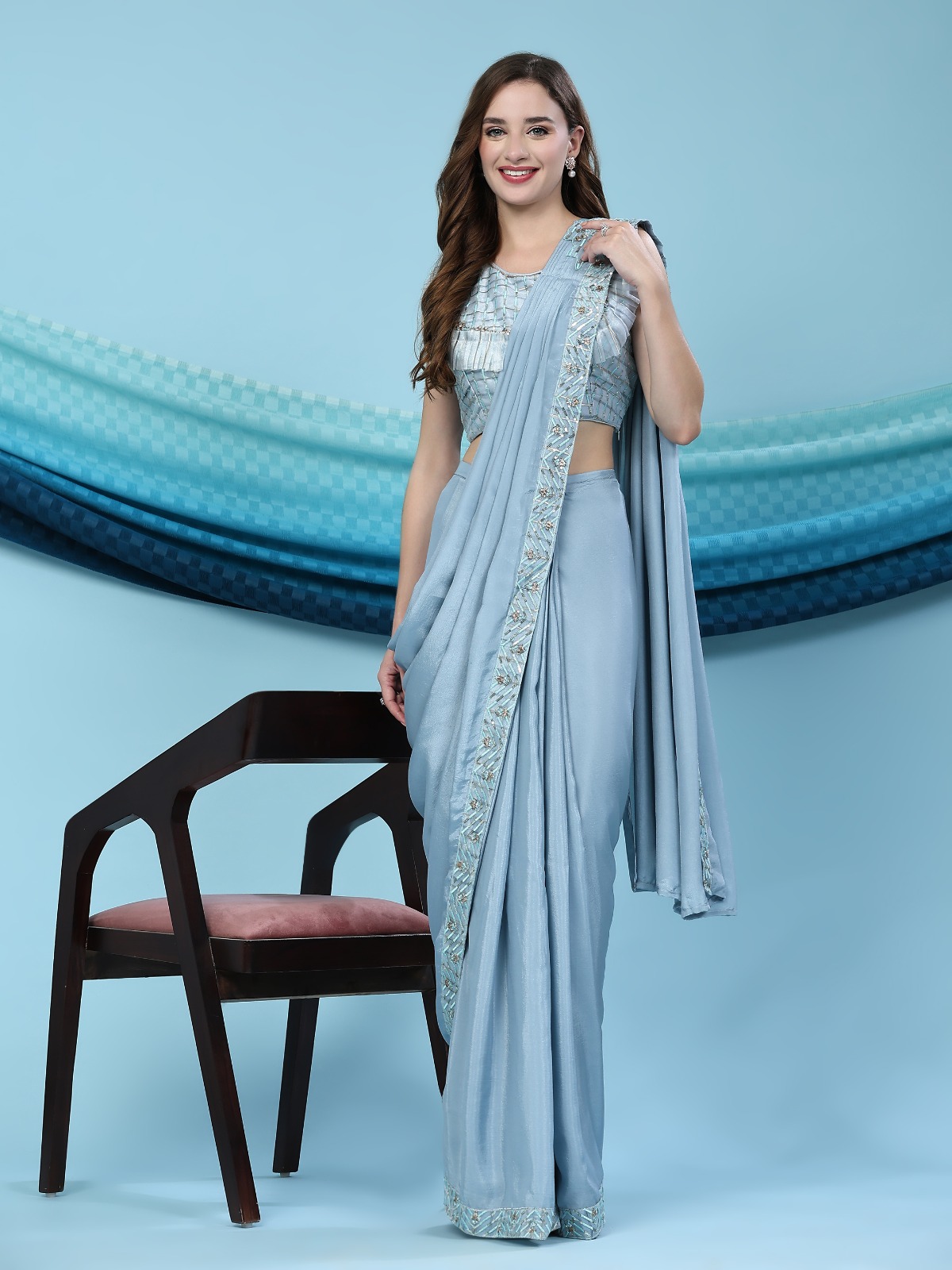 amoha trendz d no 247 silk decent look saree catalog