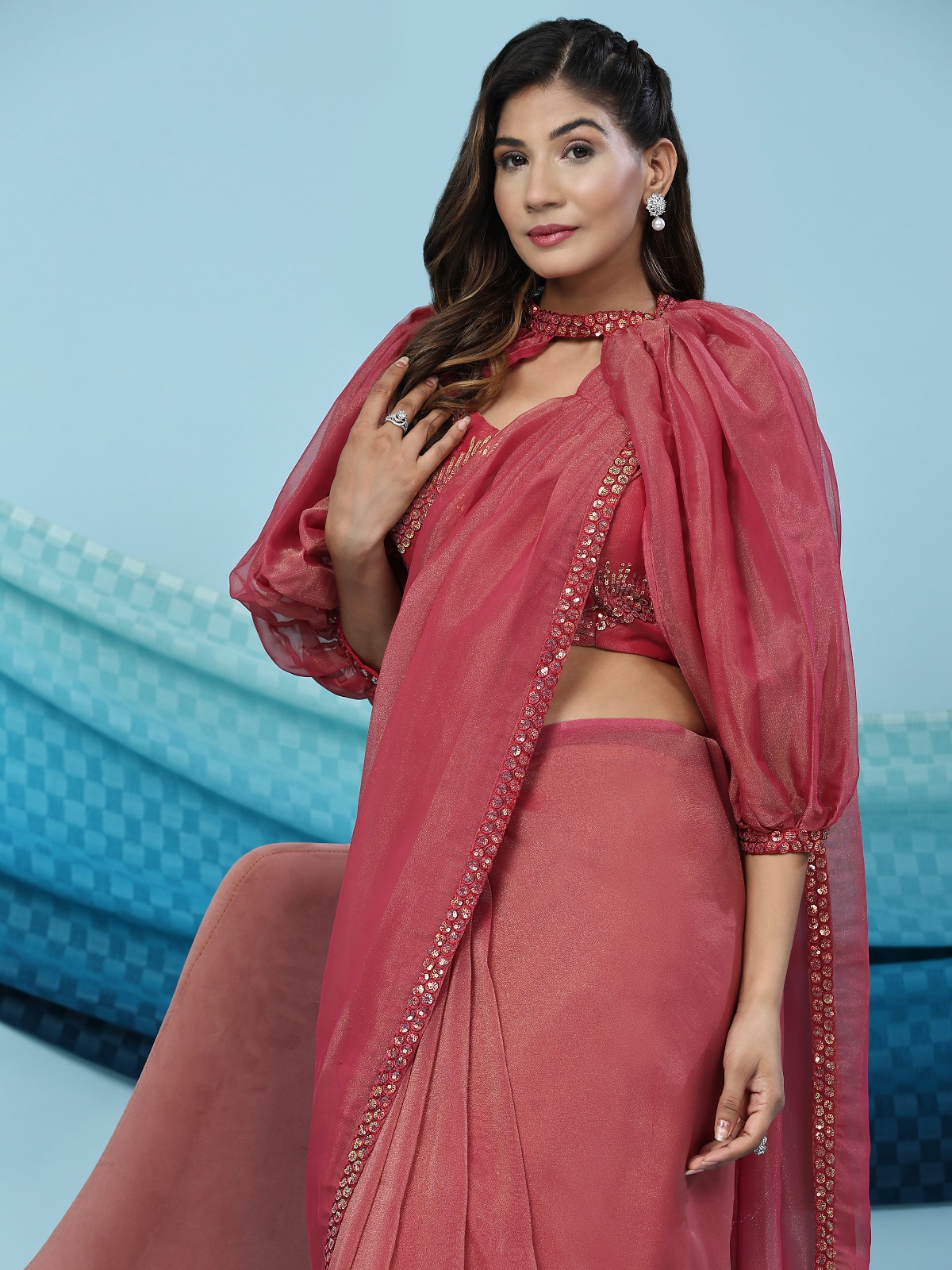 amoha trendz d no 263 Fancy catchy look saree catalog