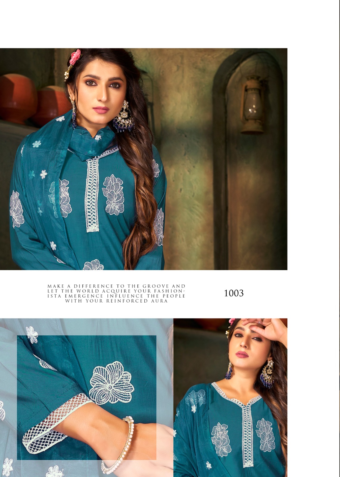 banwery fashion peri peri russian silk catchy look kurti bottom dupatta catalog