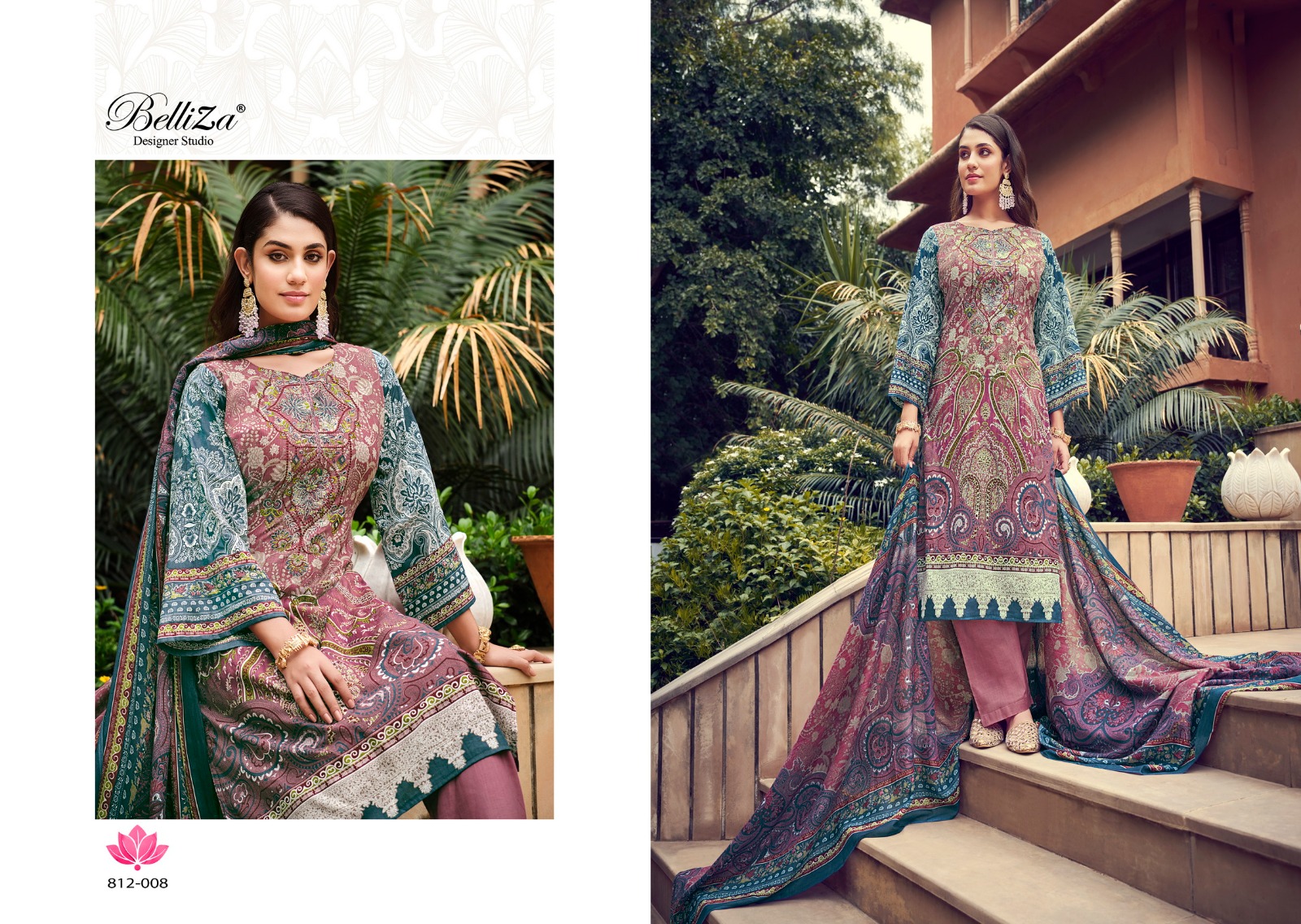 belliza designer studio naira vol 16 cotton exclusive print salwar suit catalog