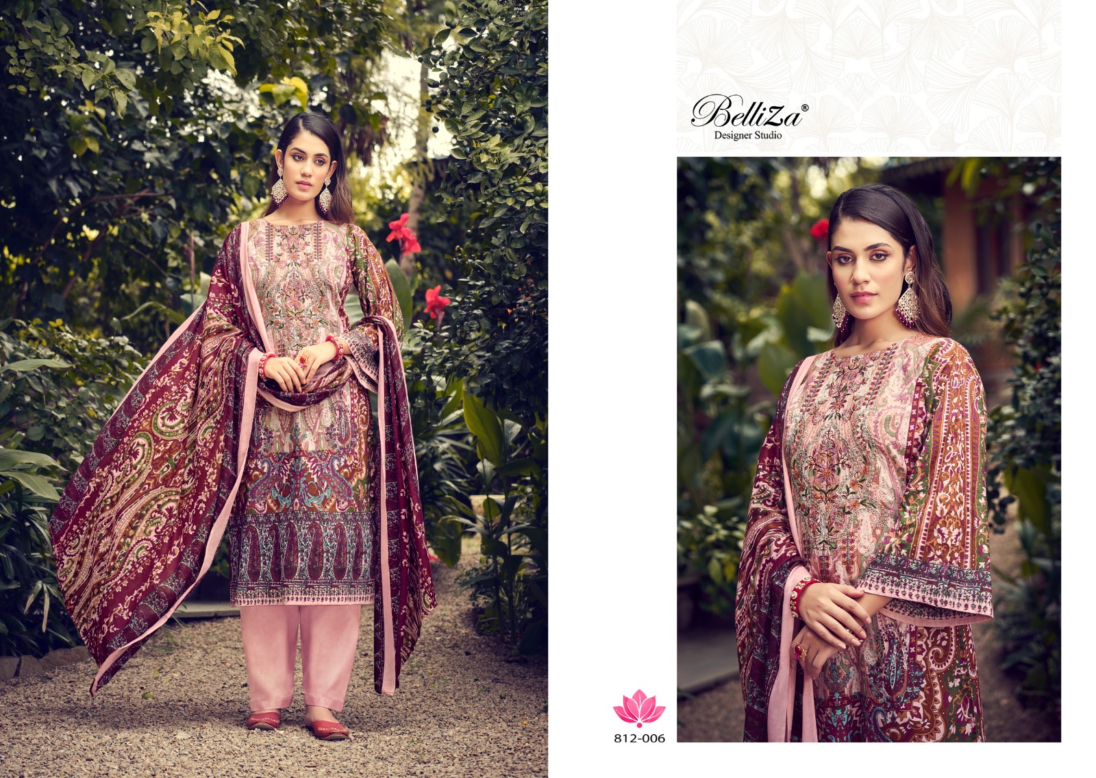 belliza designer studio naira vol 16 cotton exclusive print salwar suit catalog