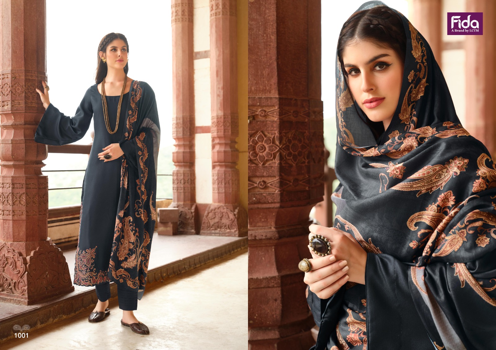 fida international aliza platinum wool innovative look salwar suit cataloug