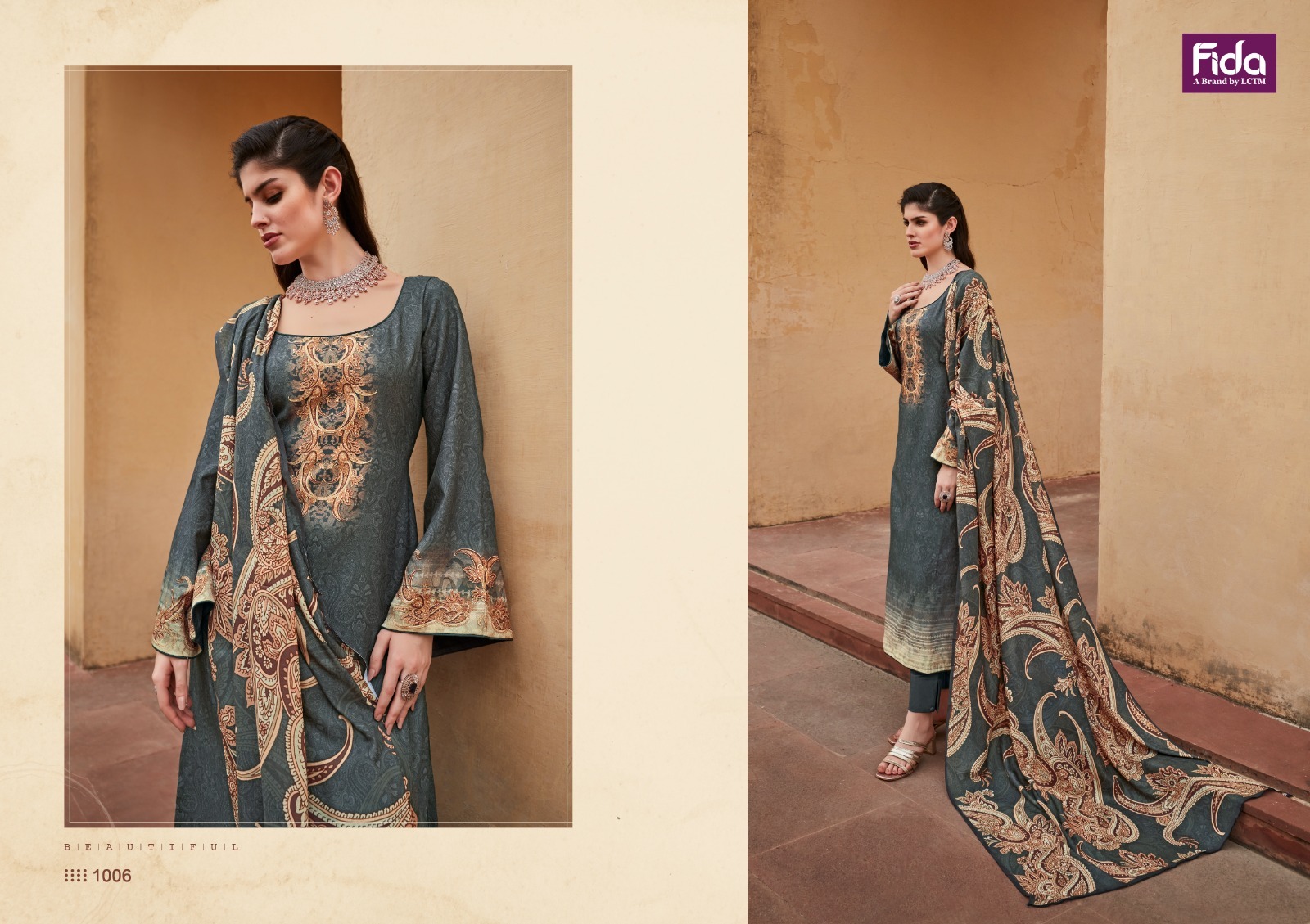 fida international masarrat muslin wool elegant look salwar suit cataloug