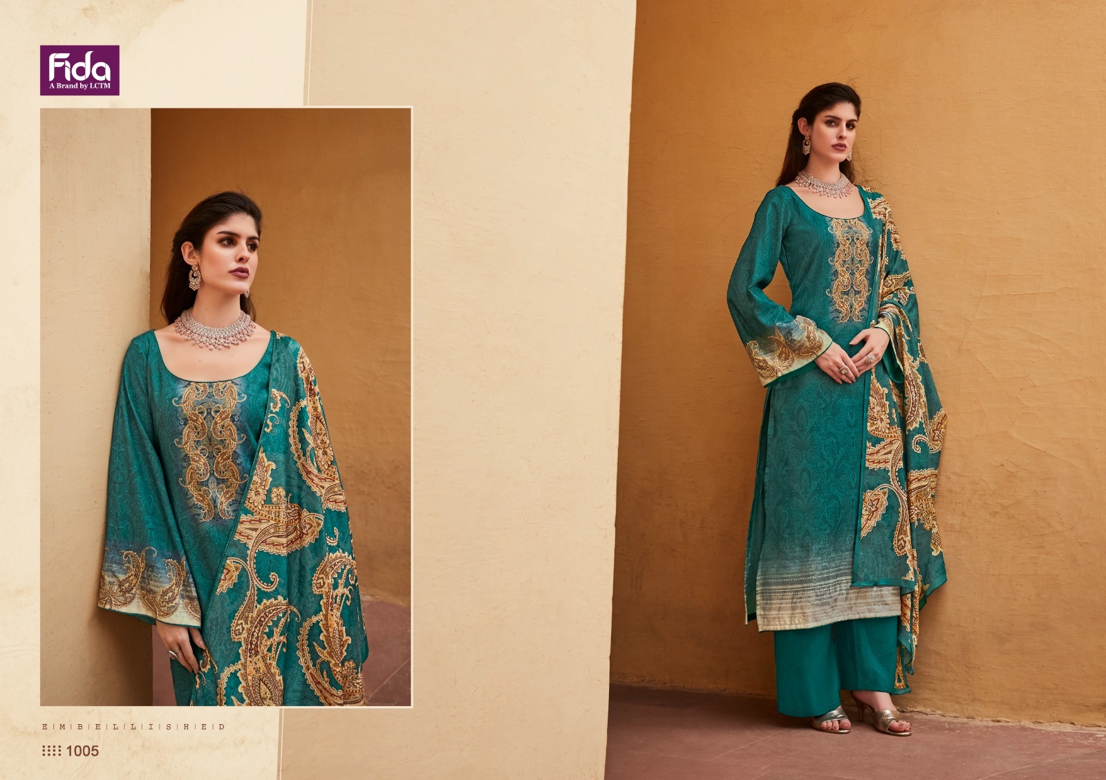 fida international masarrat muslin wool elegant look salwar suit cataloug