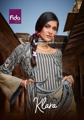 fida klara silk wool decent look salwar suit catalog