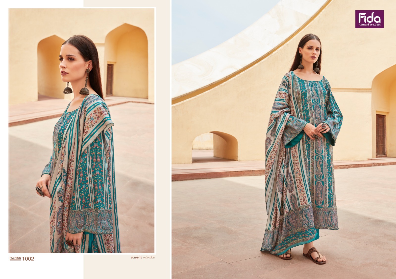 fida lazha wool catchy look salwar suit catalog