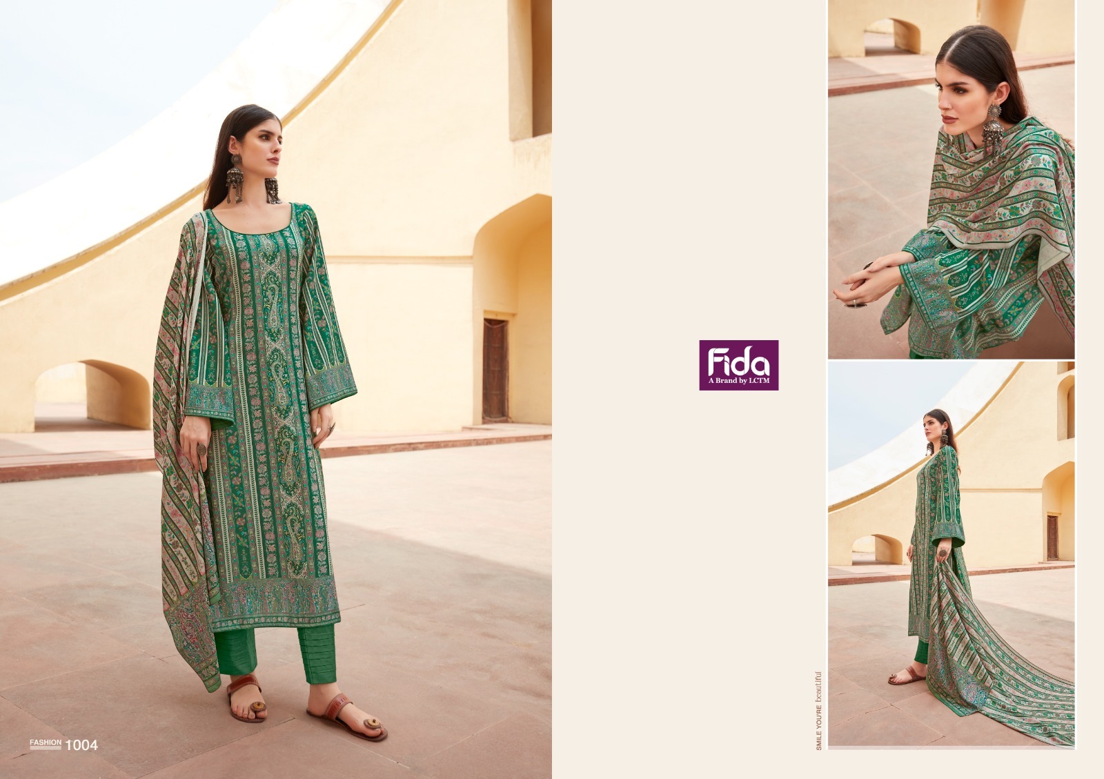 fida lazha wool catchy look salwar suit catalog