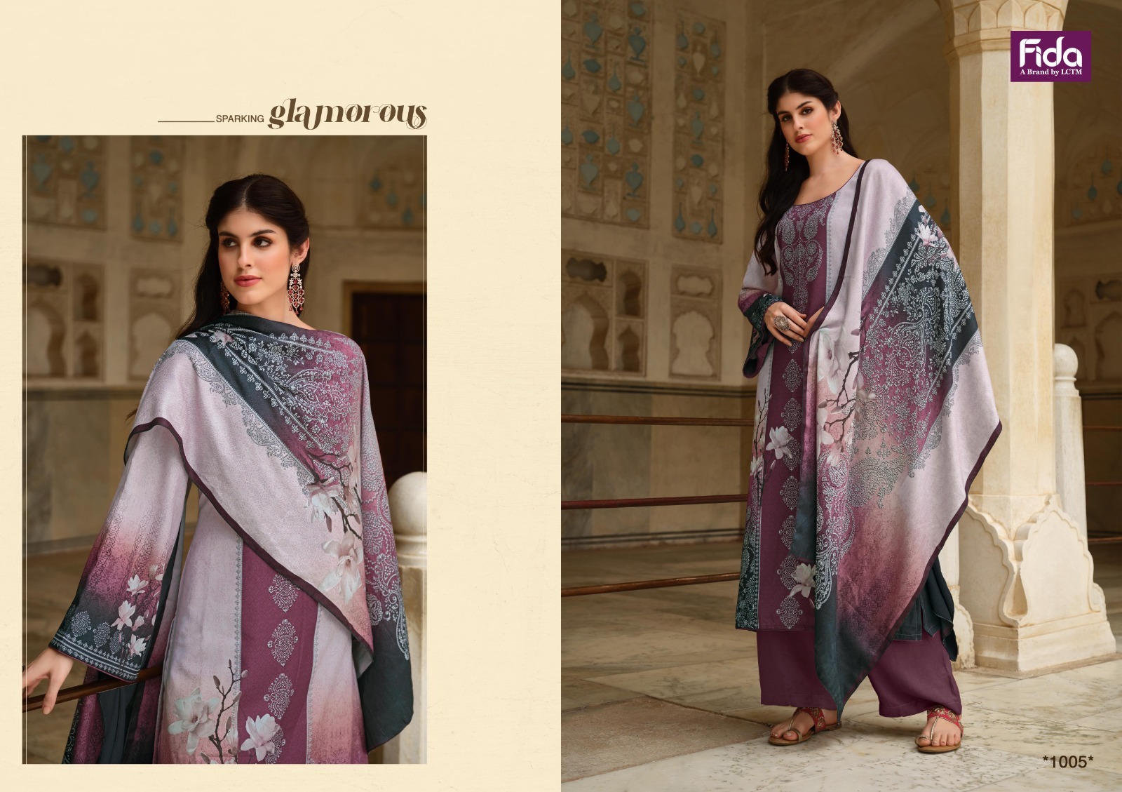 fida nalika wool elegant salwar suit catalog