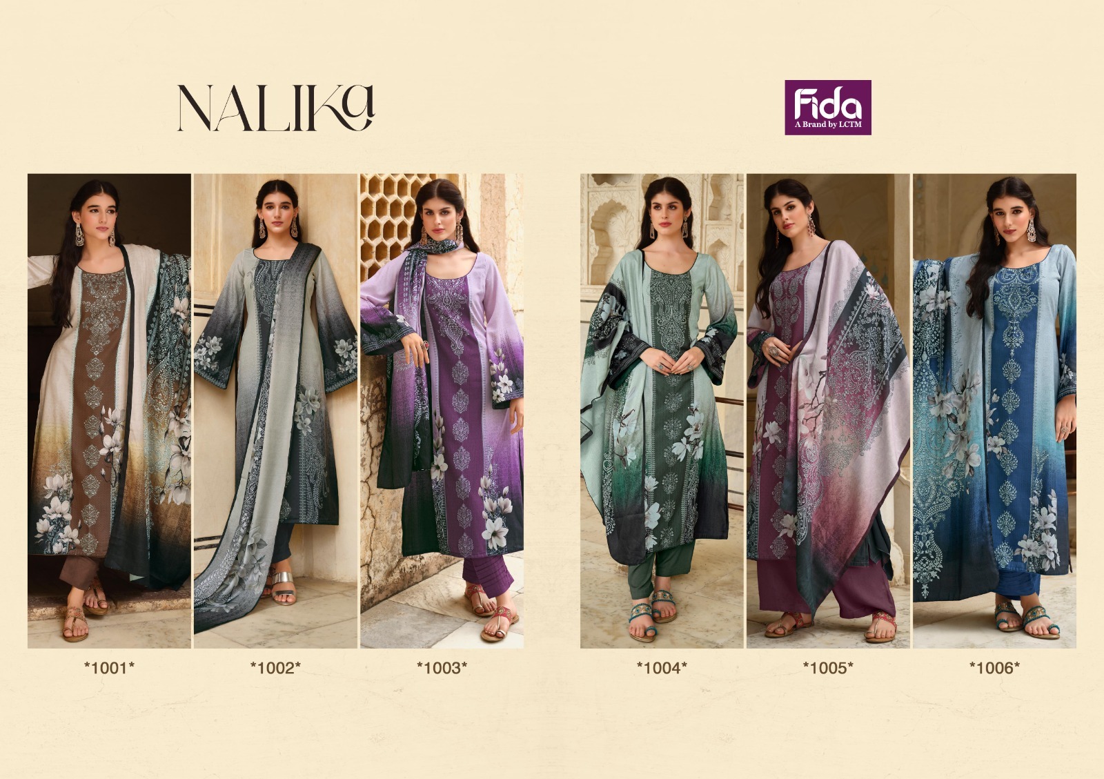 fida nalika wool elegant salwar suit catalog