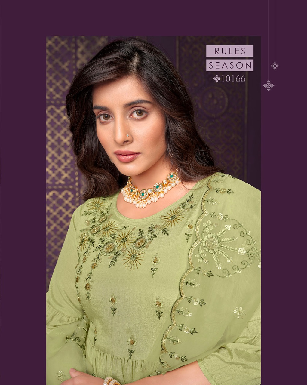lily and lali eminent 2 chinon elegant look top bottom with dupatta catalog