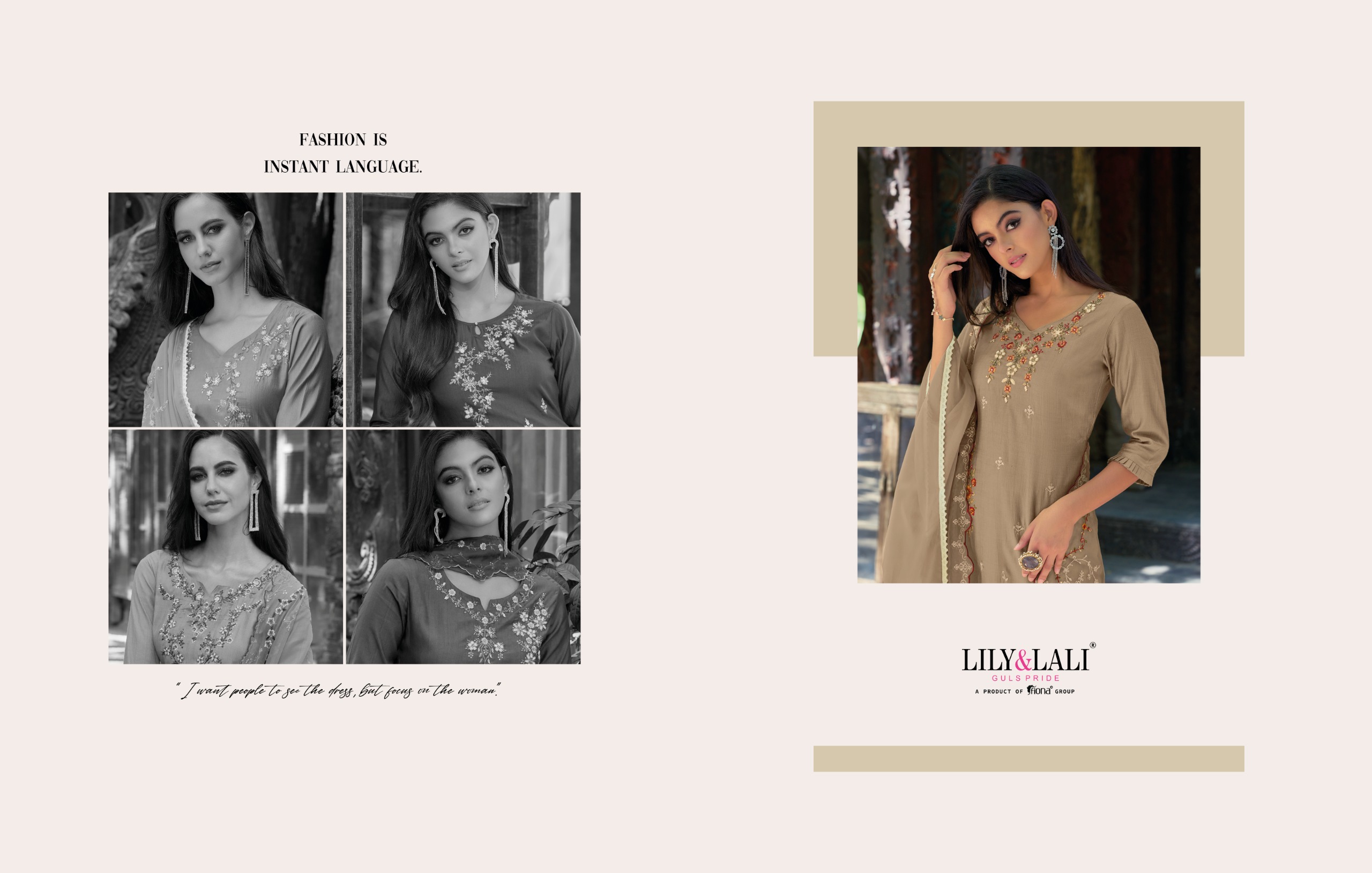 lily and lali rang ja viscose new and modern look top bottom with dupatta catalog